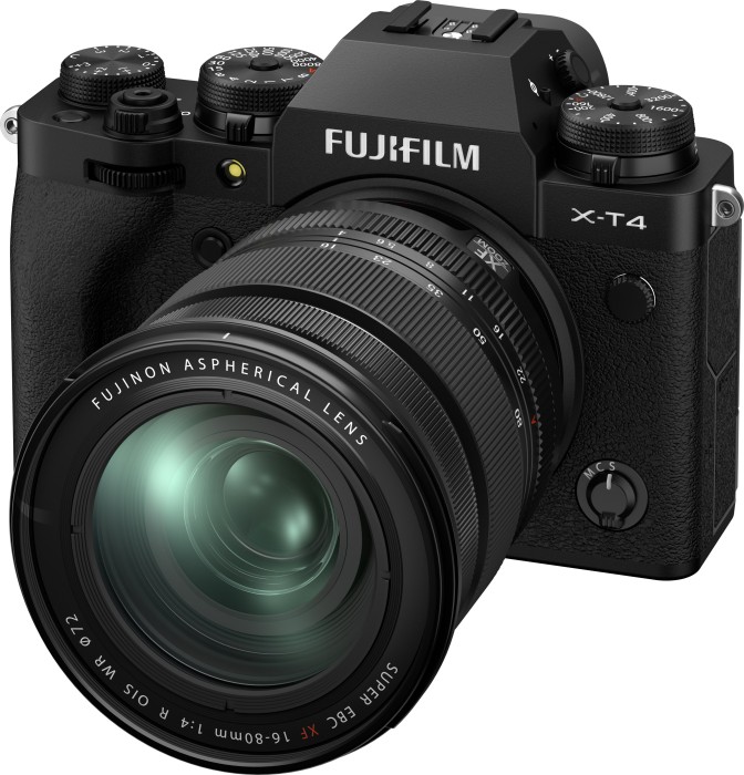 Fuji X-T4 Kit mit 16-80mm F4 R OIS WR schwarz Bild 01