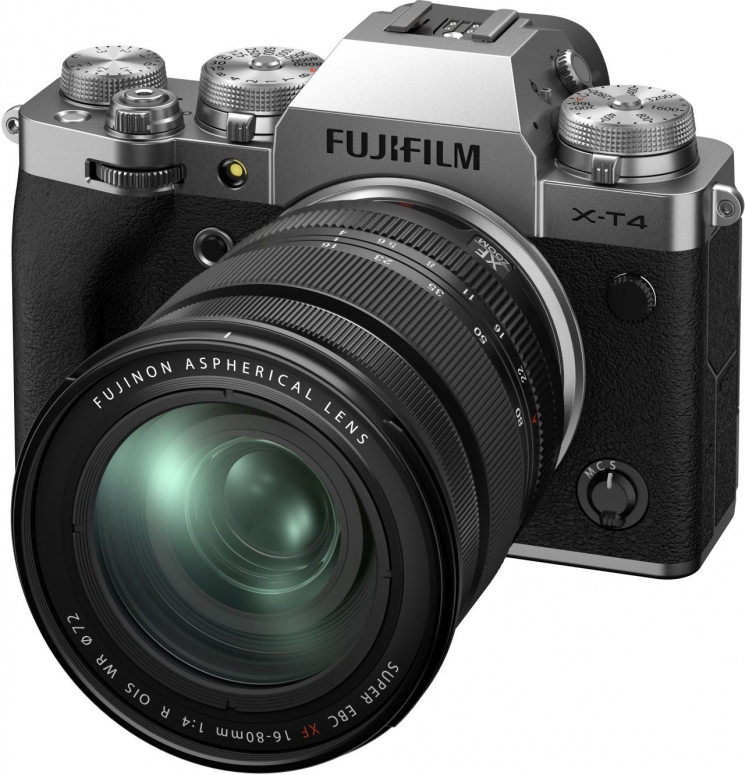 Fuji X-T4 Kit + 16-80mm f4 R OIS WR silber Bild 01